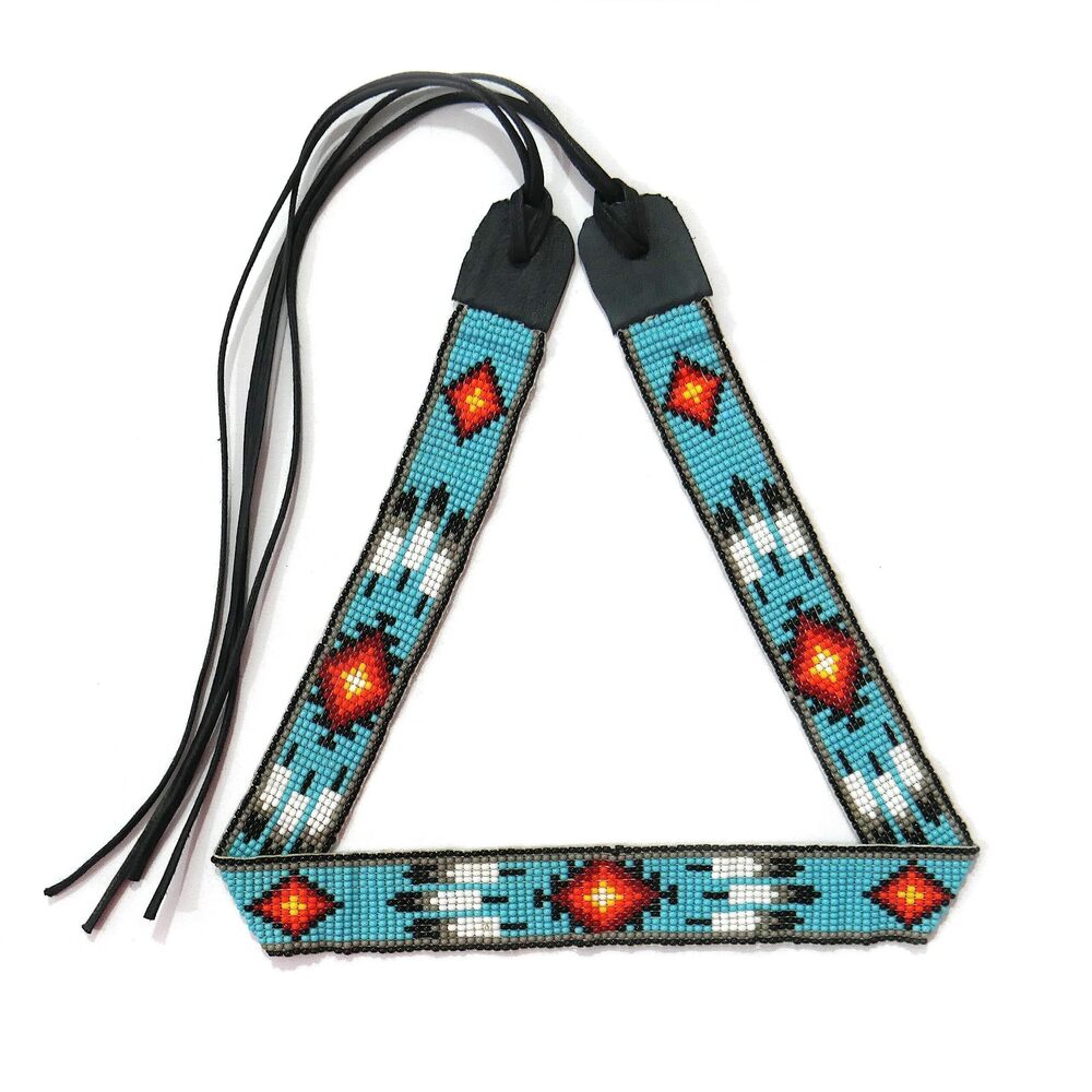 5002 Beaded Hat band Native American Style Southwestern Cowboy Rode